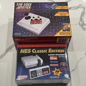 Authentic BRAND NEW Nintendo NES Classic Edition Console w/Edge Joystick Gamepad - Picture 1 of 22