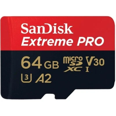 SanDisk Extreme PRO microSDXC 64GB 200MB/s Memory Card - image 1 of 2