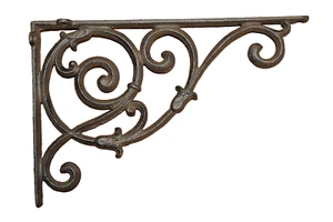 Extra große und schwere dekorative Regalträger - Blumenknospen Design - Haus Garten - Bild 1 von 9
