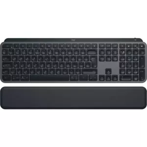 Logitech MX Keys S wireless keyboard, Lighting,Palmrest, 2.4GHz&Bluetooth, Black - Picture 1 of 5