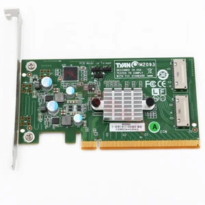TYAN M2093 NVMe 2*SFF-8612 SSD u.2 - Picture 1 of 3