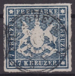 == AD Württemberg Mi. 35a gest., probado, cat. 200€ == - Imagen 1 de 2