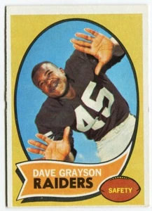 1970 Topps #31 Dave Grayson Oakland Raiders - Picture 1 of 2