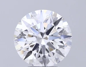 5 CT Round Lab Grown Diamond For Engagement Ring - E VVS2 IGI Certified - Picture 1 of 4