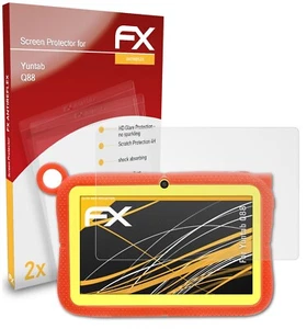 atFoliX 2x Screen Protection Film for Yuntab Q88 matt&shockproof - Afbeelding 1 van 8
