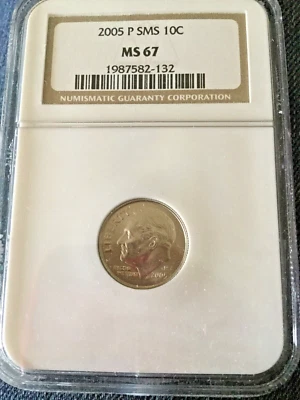 2005 P SMS 10c MS 67 Rosevelt Dime - Image 1 of 2