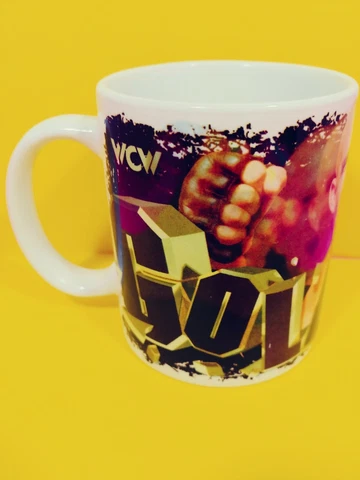 1998 WCW WORLD CHAMPIONSHIP WRESTLING  ~ Bill Goldberg MUG*Porcelain,Coffee cup Cover