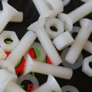 50x Tuercas de pernos avellanados de nailon M5x 20 mm y (13/64x 25/32 pulgadas) - Imagen 1 de 5