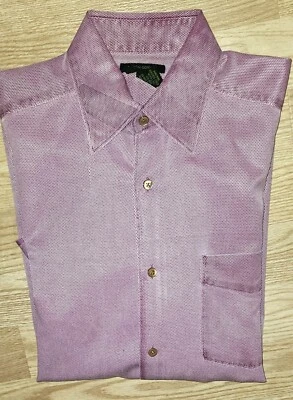 Mens Martin Gordan Small Silk and Cotton Blend Button Down Shirt - Image 1 of 3
