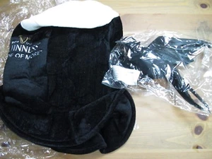 GUINNESS STOUT MADE OF MORE RAVEN PROP & PINT HAT! RARE! VINTAGE! BRAND NEW!  - Picture 1 of 10