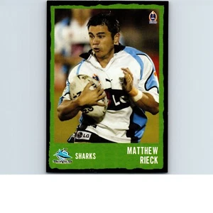 Matthew Rieck Cronulla Sutherland Sharks 2004 Select NRL Daily Telegraph #186 - Picture 1 of 2