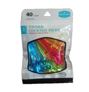 Brite Concepts 40 Pack Sword Cocktail Picks - Picture 1 of 1