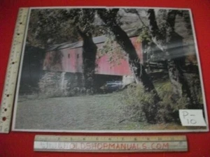 DE COLECCIÓN AÑOS 50 LENTÓGRAFO COLECCIONABLE PLACA VICTOR ANDERSON # 111 PUENTE CUBIERTO - Imagen 1 de 3