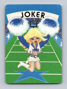 Tarjeta coleccionable de colección no deportiva de los Dallas Cowboys Cheerleaders Joker - Imagen 1 de 2