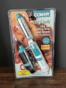 ¡Nuevo! COMBO DE CEPILLO RIZADOR AIRE CALIENTE CONAIR BIG CURL 1 1/2" 2 BARRILES - Imagen 1 de 2