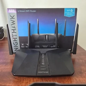 NETGEAR RAX50 Dual-Band AX5400 Wi-Fi 6 Router RAX50-100NAS - Afbeelding 1 van 12