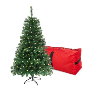 4FT Pre-Lit grüner Weihnachtsbaum, kleine künstliche Feiertag Tanne Weihnachtsbaum mit... - Bild 1 von 6