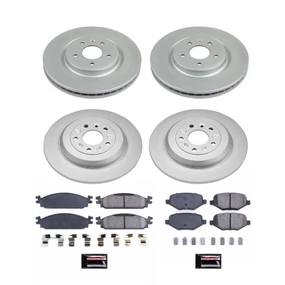 PowerStop CRK8970 Brake Kit For Lincoln MKT 2010 Front Rear Foto 1 de 4