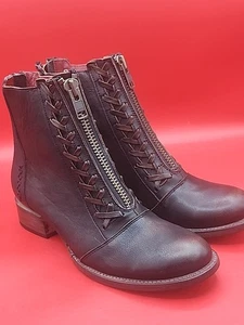 Freebird by Steven Damen braun abgenutzt Wales Reißverschlüsse Stiefeletten Größe 10 - Bild 1 von 9