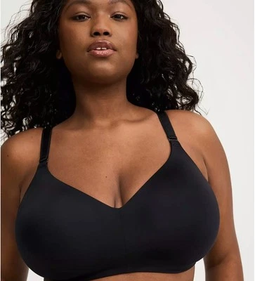 Torrid Curve Dream Wire Free Smooth Bra Lightly Lined Black 38D - Image 1 of 4