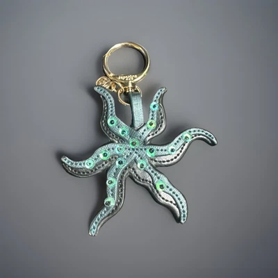 Spartina 449 Mystical Starfish Keychain Bag Charm Nautical Ocean Theme - Image 1 of 4