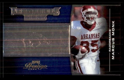 2008 Prestige Prestigious Picks #PPI-8 Marcus Monk Arkansas 166/1000 - Image 1 of 2