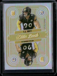Donruss Elite #8 T.J. Watt Elite Deck 2025 #/799 - Imagen 1 de 2