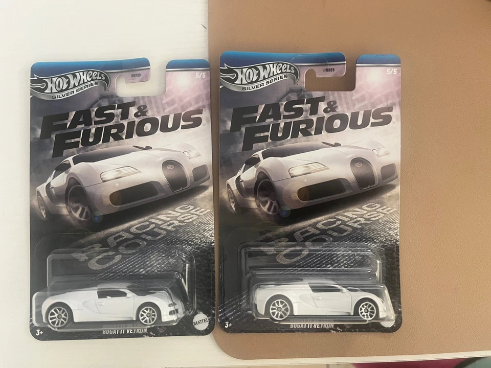 Hot Wheels Silver Series 2025 ~ Fast & Furious ~ #5 Bugatti Veyron ~ Lote de 2 Foto 1 de 1