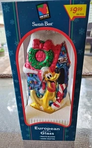 Disneys Pluto Ornament Weihnachtsmänner bestes Schneewittchen europäischer Stil Handarbeit - Bild 1 von 4