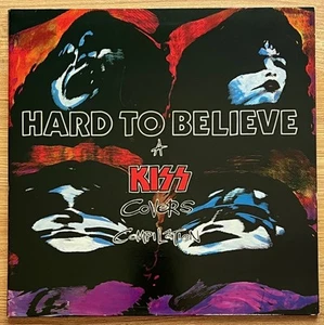 KISS Hard To Believe A KISS Covers Compilation Black Vinyl LP Nirvana Melvins - Picture 1 of 4