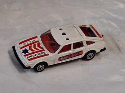 K-66 corgi Juniors Rover 3500 weiss "Grenzpolizei", mit Fehlteilen - Bild 1 von 4