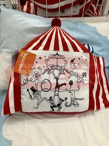 Brand New IKEA BUSENKEL Red White Cushion 705.231.85 - Picture 1 of 7