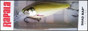 SEÑUELOS DE PESCA RAPALA SHAD RAP ELITE SRE 55 5,5 cm GDHAY (Dorado Haymaker) color - Imagen 1 de 2