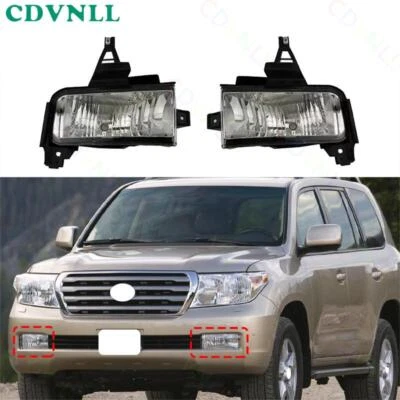 Пара противотуманных фар на передний бампер для Toyota Land Cruiser LC200 2008-2011 годов выпуска лампы - Изображение 1 из 4