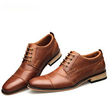 New Men's Business Dress Shoes Lace Up Flats Male Footwear Plus Size 39.5-47