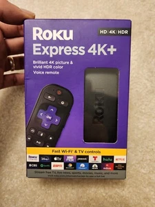 Roku Express 4K+ 2021 | Streaming Media Player HD/4K/HDR mit glattem Wireless St - Bild 1 von 6
