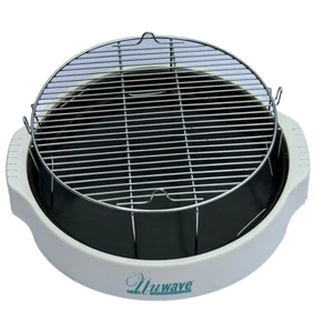 Original Oven Base Drip Pan Rack Replacement Set 20301-20304 White Nuwave Pro - Picture 1 of 7