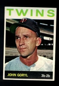 1964 Topps John Goryl #194 Minnesota Twins knitterfreie EM Baseballkarte - Bild 1 von 2