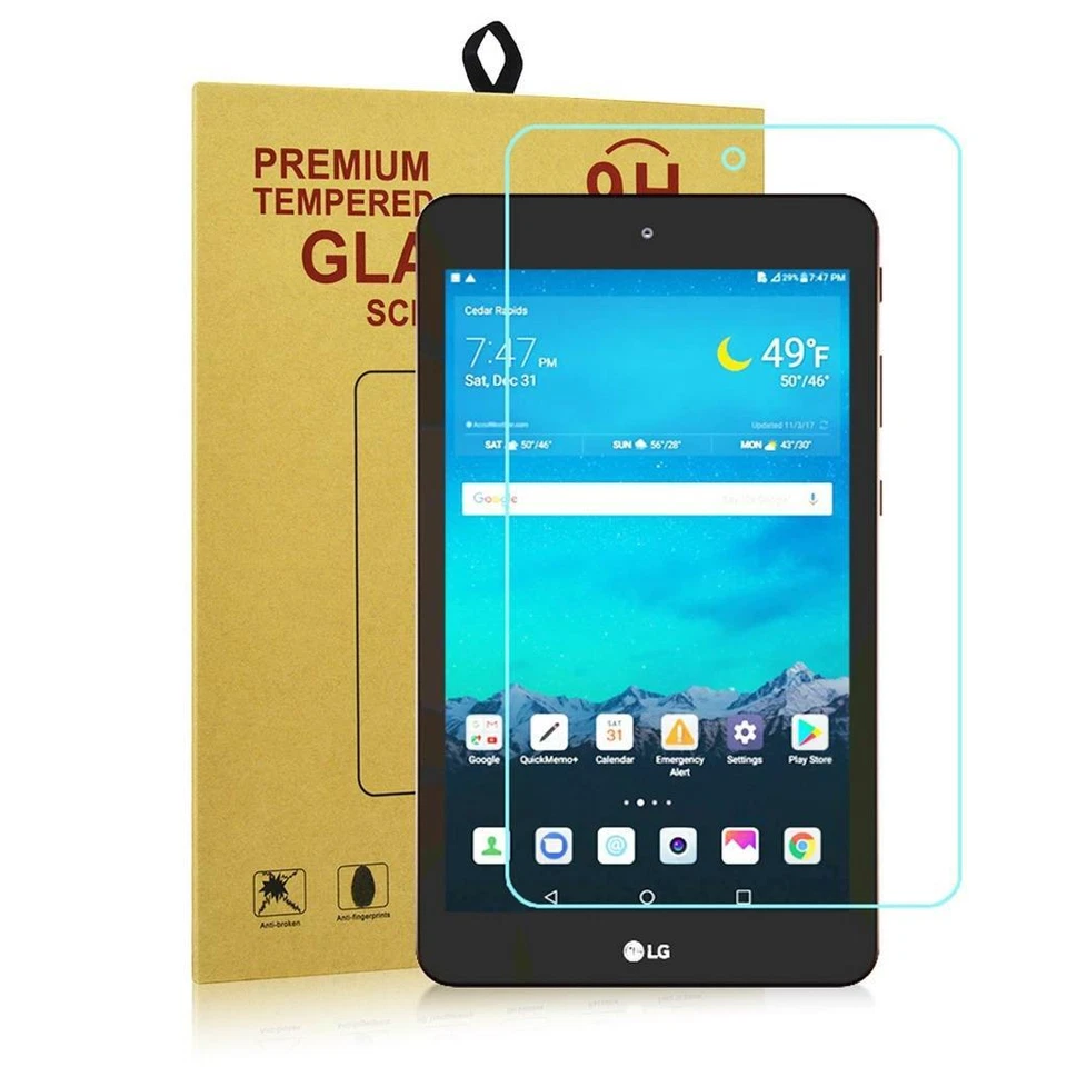 Tablet 9H Premium Tempered Glass Screen Protector Cover Film Guard For LG G PAD - Image 1 of 4
