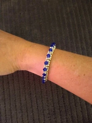Pulsera Tenis Zafiro Bendito Foto 1 de 4