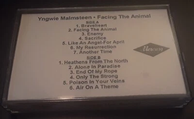 Yngwie Malmsteen: Facing The Animal 1997 Mercury Records WLP Promo Cassette Rare - Image 1 of 4