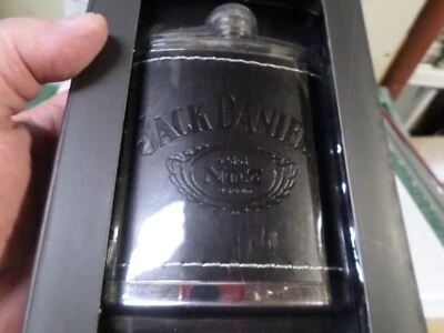 JACK DANIELS STAINLESS STEEL FLASK - OLD NO. 7 - 2015 - NIB - Image 1 of 4