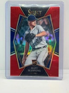 2022 PANINI - SELECT BASEBALL MATT MANNING RED Rookie RC /199 Red - Picture 1 of 2