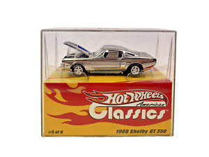 HOT WHEELS AMERICAN CLASSICS 1966 SHELBY GT 350 #01417 NEW VERY NICE!! R34