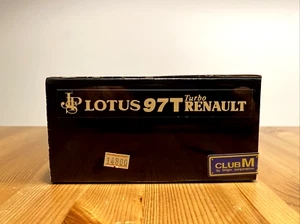 Club M 1/20 Lotus 97T renault F1 1985 season (static model kit) - Foto 1 di 7