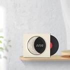 Vinyl-Bluetooth-Lautsprecher Vintage- Mit Uhr Für Zuhause, Büro,