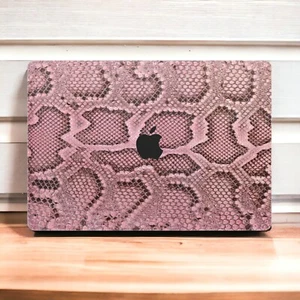 Pink Cobra MacBook Skin - Premium Vinyl Wrap Compatible with All MacBook M1, M2 - Picture 1 of 7