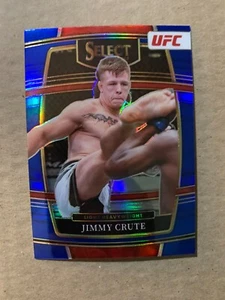 JIMMY CRUTE #78 2022 PANINI SELECT UFC BLUE - SILVER PRIZM PARALLEL - Picture 1 of 1