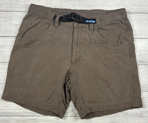 Kavu Shorts Mens Size Medium Brown Belted Hiking Gorpcore Outdoors Active - Picture 1 of 19