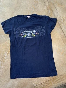 Mammoth California Shirt Snow Flakes Tee Size Children’s Small Blue - Picture 1 of 4